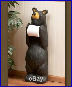 Big Sky Carvers Bearfoots Bear John, Toilet Paper Holder