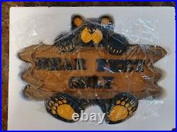 Big Sky Carvers Bearfoots Bears Bear Feet Only Sign Jeff Fleming withBox Rare