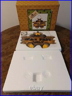 Big Sky Carvers Bearfoots Bears Bear Feet Only Sign Jeff Fleming withBox Rare