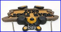 Big Sky Carvers Bearfoots Bears Welcome Sign Plaque Jeff Fleming Bear Feet Only