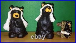 Big Sky Carvers Bearfoots Beartivity Bear Nativity Set Figurines, Not Complete