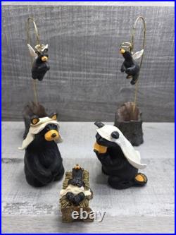 Big Sky Carvers Bearfoots Beartivity Figurine 7 Pc Jeff Fleming Retired Htf 75.6