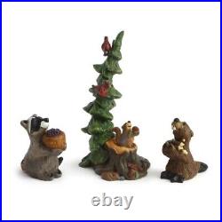 Big Sky Carvers Bearfoots Beartivity Set Figurine Set of 9 Figurines