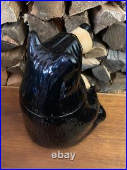 Big Sky Carvers Bearfoots Black Bear Cookie Jar Bear Foots Jeff Fleming Cabin
