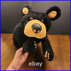 Big Sky Carvers Bearfoots Black Bears Vintage Large Laying Down Plush 24