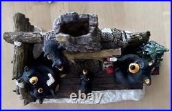 Big Sky Carvers Bearfoots Christmas Eve Bear Family Large Figurine Jeff Fleming