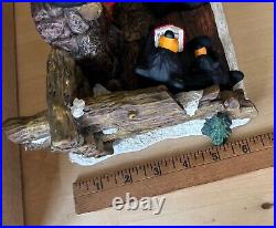 Big Sky Carvers Bearfoots Christmas Eve Bear Family Large Figurine Jeff Fleming