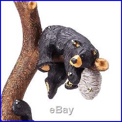 Big Sky Carvers Bearfoots Grand Black Bear Honey Tree by Artist Jeff Fleming