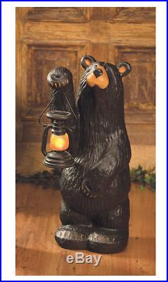 Big Sky Carvers Bearfoots Koleman Bear with Lantern, Bearfoots Bears Grand