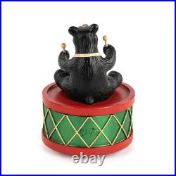 Big Sky Carvers Bearfoots Little Drummer Bear Musical
