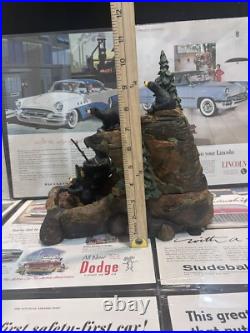Big Sky Carvers Bearfoots MOUNTAIN FOUNTAIN Bear Statue By Jeff Fleming NO PUMP