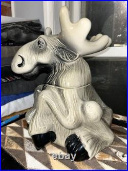Big Sky Carvers Bearfoots Moose Cookie Jar, Phyllis Driscoll, RARE