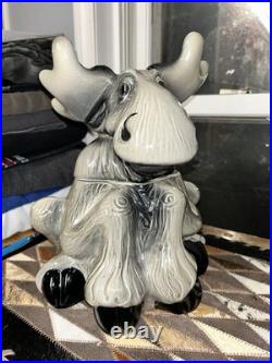 Big Sky Carvers Bearfoots Moose Cookie Jar, Phyllis Driscoll, RARE