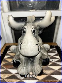 Big Sky Carvers Bearfoots Moose Cookie Jar, Phyllis Driscoll, RARE
