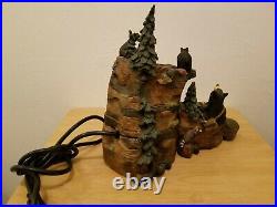 Big Sky Carvers Bearfoots Mountain Fountain #102 by Jeff Fleming Tested See Pics