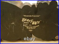 Big Sky Carvers Bearfoots Mountain Fountain #102 by Jeff Fleming Tested See Pics