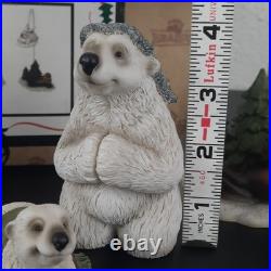 Big Sky Carvers Bearfoots Polartivity 7 Piece Set Polar Bear Nativity Set w BOX