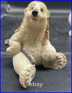 Big Sky Carvers Bearfoots Polartivity II Phyllis Driscol 3 Pc Nativity In Box