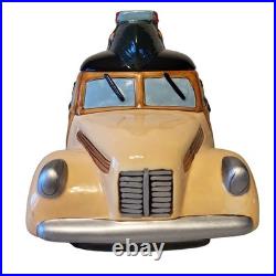 Big Sky Carvers Bearfoots Woodie Woody Wagon Cookie Jar Jeff Fleming Cabin