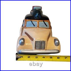 Big Sky Carvers Bearfoots Woodie Woody Wagon Cookie Jar Jeff Fleming Cabin