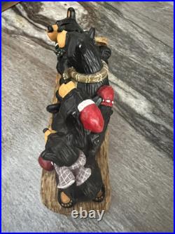 Big Sky Carvers Bearfoots toboggan family Figurine LTD Edition Jeff Fleming