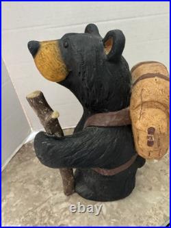 Big Sky Carvers Bears 15 Jeff Fleming Bearfoots Hiker Bear Statue Sculpture