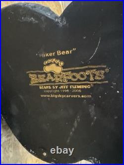 Big Sky Carvers Bears 15 Jeff Fleming Bearfoots Hiker Bear Statue Sculpture
