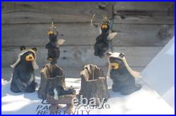 Big Sky Carvers Beartivity 7 pc Set #50410 In Original Box Nativity B10