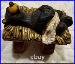 Big Sky Carvers Beartivity 9pc Set 50410 In Original Box Nativity 2 extra pieces