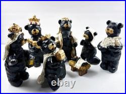 Big Sky Carvers Beartivity Bearfoots Nativity 7 Piece