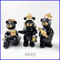 Big Sky Carvers Beartivity Bearfoots Nativity 7 Piece