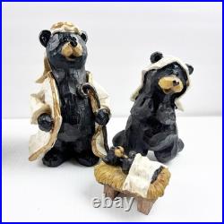Big Sky Carvers Beartivity Bearfoots Nativity 7 Piece