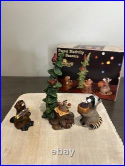 Big Sky Carvers Beartivity I, II, &III Bearfoots Nativity + Forest Nativity Sets