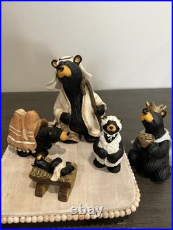 Big Sky Carvers Beartivity I, II, &III Bearfoots Nativity + Forest Nativity Sets