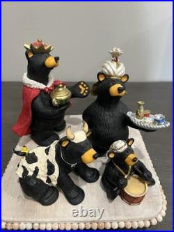 Big Sky Carvers Beartivity I, II, &III Bearfoots Nativity + Forest Nativity Sets