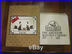 Big Sky Carvers Beartivity I & II Nativity Bears Excellent Condition in Boxes