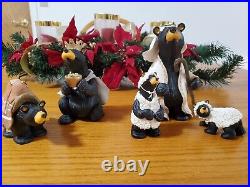 Big Sky Carvers Beartivity II 5 Figurines Set NEW