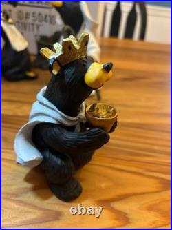 Big Sky Carvers Beartivity Set I and II of 12 bears with Box Nativity Set