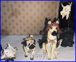 Big Sky Carvers Big Sky Canine Dogtivity 1 Dog Nativity Figures 9 Piece Rare