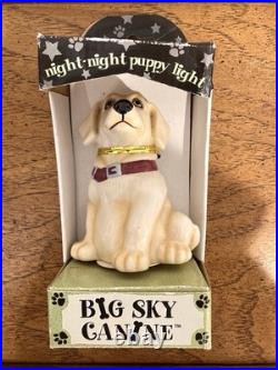 Big Sky Carvers Big Sky Canine Yellow Labrador Night Night Puppy Light NIB