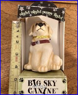 Big Sky Carvers Big Sky Canine Yellow Labrador Night Night Puppy Light NIB