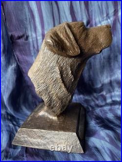 Big Sky Carvers Birds Comin In Labrador retriever sculpture Bradford Williams