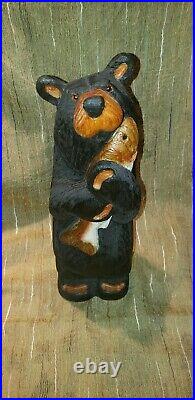 Big Sky Carvers Black Bear with fish by Artist Jeff Fleming