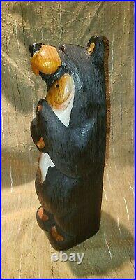 Big Sky Carvers Black Bear with fish by Artist Jeff Fleming