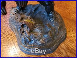 Big Sky Carvers Brass Bear Statue Whose Creek Handcrafted by Cabelas