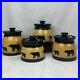 Big-Sky-Carvers-Brushwerks-Bear-Canister-Set-of-4-Stoneware-Excellent-Condition-01-bx