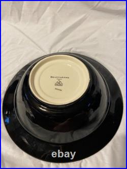 Big Sky Carvers Brushwerks Stoneware Serving Bowl Set 13 and 11 Bear Dishes