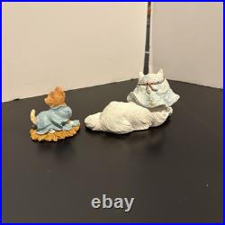 Big Sky Carvers CATIVITY Cat Nativity Scene 7 Piece Set Christmas 2 Pc Damaged