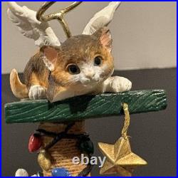 Big Sky Carvers CATIVITY Cat Nativity Scene 7 Piece Set Christmas 2 Pc Damaged