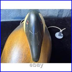 Big Sky Carvers Canada Goose Decoy with Anchor Kissy Durham Signed 16in
